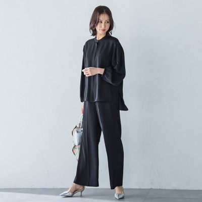 【ＷＥＢ限定】【１１号あり】接触冷感リラックスパンツ≪セットアップ対応／洗える≫