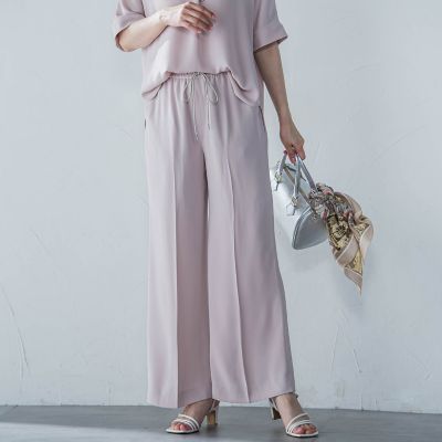 【ＷＥＢ限定】【１１号あり】接触冷感リラックスパンツ≪セットアップ対応／洗える≫