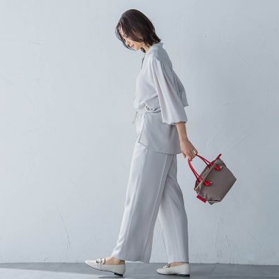 【ＷＥＢ限定】【１１号あり】接触冷感リラックスパンツ≪セットアップ対応／洗える≫