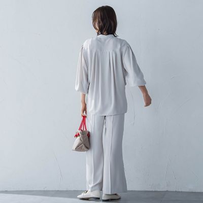 【ＷＥＢ限定】【１１号あり】接触冷感リラックスパンツ≪セットアップ対応／洗える≫