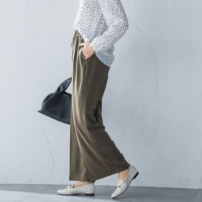 【ＷＥＢ限定】【１１号あり】接触冷感リラックスパンツ≪セットアップ対応／洗える≫