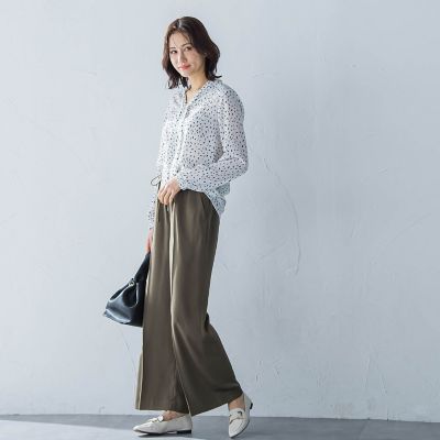 【ＷＥＢ限定】【１１号あり】接触冷感リラックスパンツ≪セットアップ対応／洗える≫