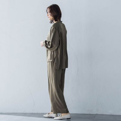 【ＷＥＢ限定】【１１号あり】接触冷感リラックスパンツ≪セットアップ対応／洗える≫