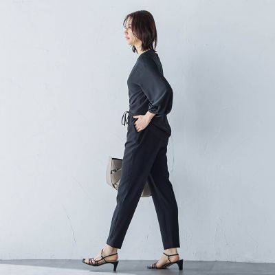 キレイ×リラックス　アムンゼンテーパードパンツ≪洗濯機で洗える≫