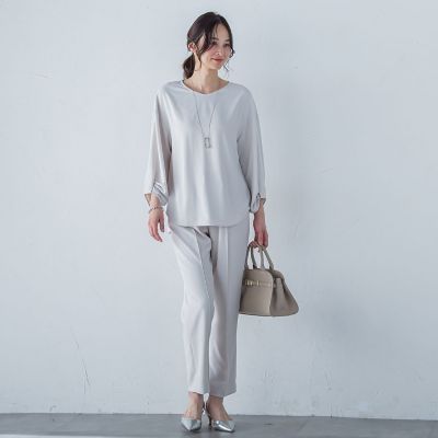 LAUTREAMONT (Women)/ロートレアモン キレイ×リラックス アムンゼンテーパードパンツ≪洗濯機で洗える≫