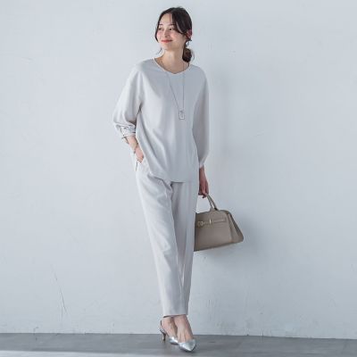 キレイ×リラックス　アムンゼンテーパードパンツ≪洗濯機で洗える≫