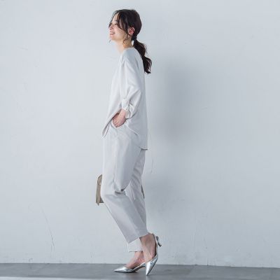 キレイ×リラックス　アムンゼンテーパードパンツ≪洗濯機で洗える≫