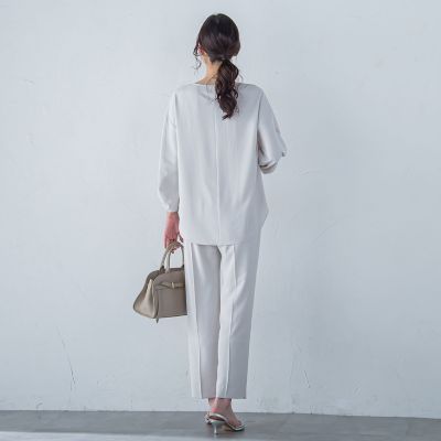 キレイ×リラックス　アムンゼンテーパードパンツ≪洗濯機で洗える≫
