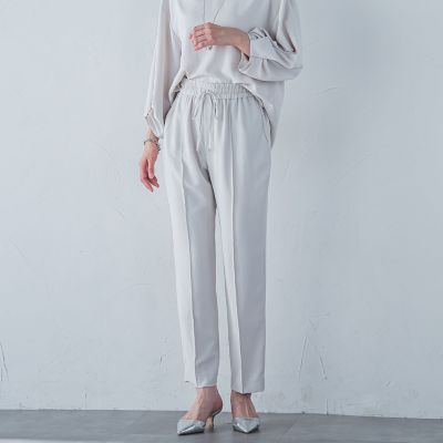 キレイ×リラックス　アムンゼンテーパードパンツ≪洗濯機で洗える≫
