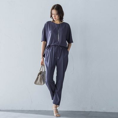 キレイ×リラックス　アムンゼンテーパードパンツ≪洗濯機で洗える≫