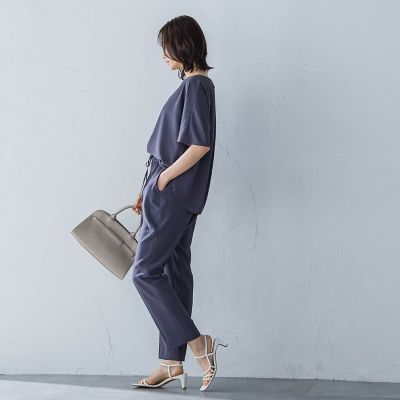 キレイ×リラックス　アムンゼンテーパードパンツ≪洗濯機で洗える≫