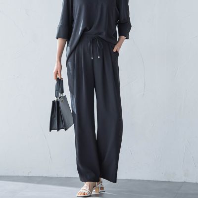 キレイ×リラックス　アムンゼンワイドパンツ≪洗濯機で洗える≫