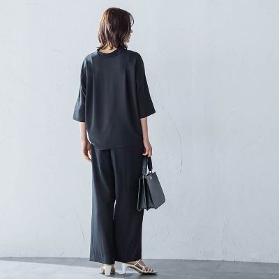 キレイ×リラックス　アムンゼンワイドパンツ≪洗濯機で洗える≫