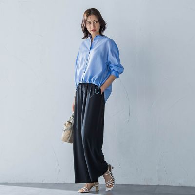 キレイ×リラックス　アムンゼンワイドパンツ≪洗濯機で洗える≫