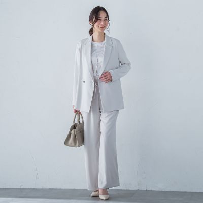 キレイ×リラックス　アムンゼンワイドパンツ≪洗濯機で洗える≫