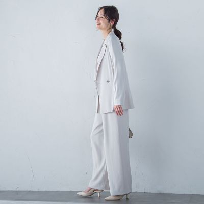 キレイ×リラックス　アムンゼンワイドパンツ≪洗濯機で洗える≫