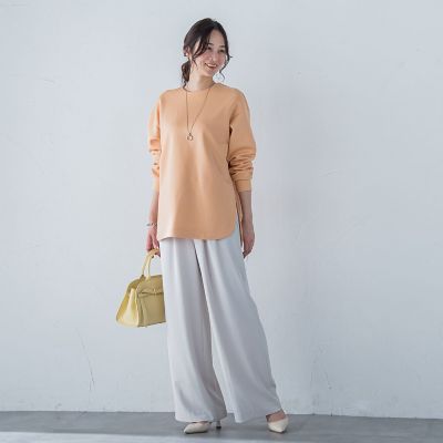 キレイ×リラックス　アムンゼンワイドパンツ≪洗濯機で洗える≫