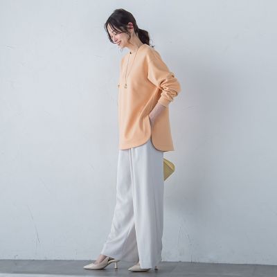 キレイ×リラックス　アムンゼンワイドパンツ≪洗濯機で洗える≫