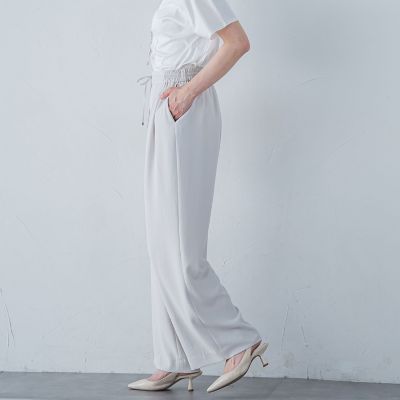 キレイ×リラックス　アムンゼンワイドパンツ≪洗濯機で洗える≫