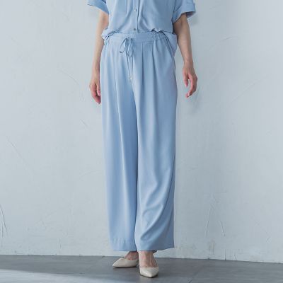 LAUTREAMONT (Women)/ロートレアモン キレイ×リラックス アムンゼンワイドパンツ≪洗濯機で洗える≫