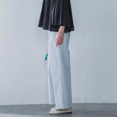 シェルタリングピケドライワイドパンツ≪吸汗速乾／透け防止／洗濯機で洗える≫