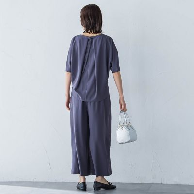 【一部店舗限定販売】キレイ×リラックス　ガウチョパンツ≪接触冷感／ＵＶ／洗濯機で洗える≫