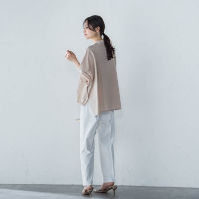 シェルタリングドライオックスワイドパンツ≪洗濯機で洗える≫