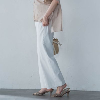 シェルタリングドライオックスワイドパンツ≪洗濯機で洗える≫