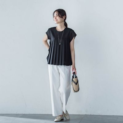 シェルタリングドライオックスワイドパンツ≪洗濯機で洗える≫