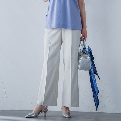 【SALE】LAUTREAMONT (Women)/ロートレアモン シェルタリングドライオックスワイドパンツ&#8810;洗濯機で洗える&#8811; 12ベージュ パンツ・ズボン【三越伊勢丹/公式】