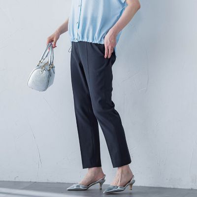 シェルタリングドライオックステーパードパンツ≪洗濯機で洗える≫