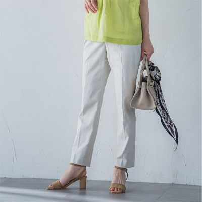 シェルタリングドライオックステーパードパンツ≪洗濯機で洗える≫