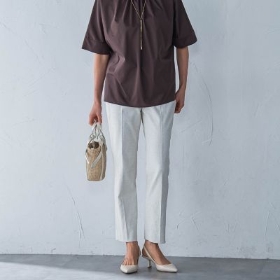 LAUTREAMONT (Women)/ロートレアモン シェルタリングドライオックステーパードパンツ≪洗濯機で洗える≫
