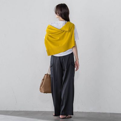 ストレッチカーゴサテンパンツ≪洗濯機で洗える≫