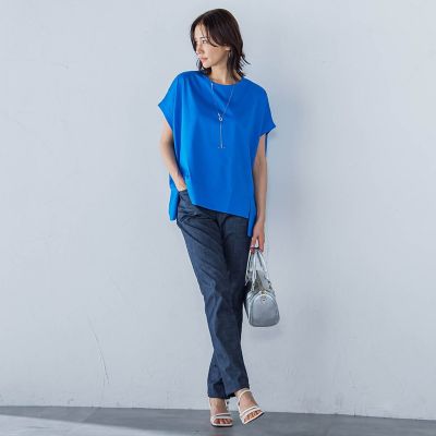 ハイパーストレッチデニムライクパンツ≪洗濯機で洗える