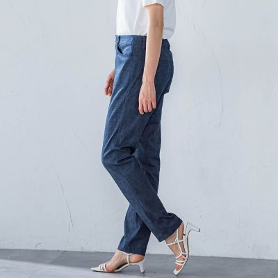 ハイパーストレッチデニムライクパンツ≪洗濯機で洗える