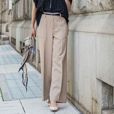 タックレスワイドチノパンツ≪洗濯機で洗える≫ | LAUTREAMONT (Women