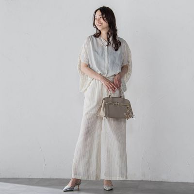 WEB限定】TRストライプパンツ | LAUTREAMONT (Women)/ロート