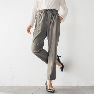 ＜LAUTREAMONT (Women)＞【ＷＥＢ限定】Ａｃｔｉｖｅ　Ｂｅａｕｔｙテーパードパンツ≪１３号・１５号あり／洗濯機で洗える≫