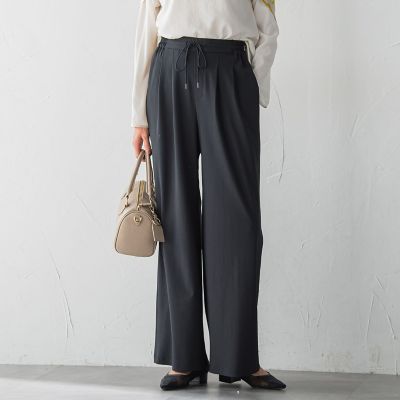 WEB限定】Active Beautyワイドパンツ≪洗濯機で洗える