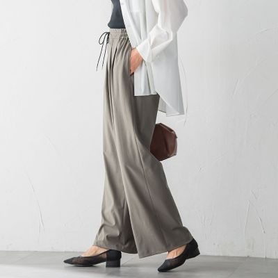 WEB限定】Active Beautyワイドパンツ≪洗濯機で