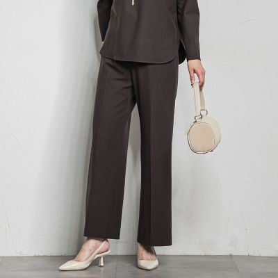 LAUTREAMONT (Women)/ロートレアモン 両面起毛ワイドパンツ&#8810;WEB限定13号/洗える/セットアップ対応&#8811; 10ブラウン パンツ・ズボン【三越伊勢丹/公式】