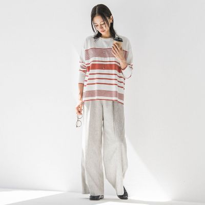 ツイルツイードワイドパンツ | LAUTREAMONT (Women)/ロートレアモン