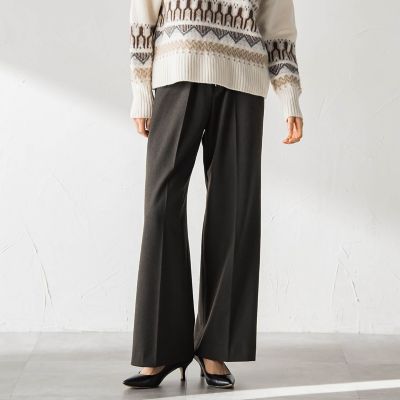 TWEED TAPERED PANTS | BORDERS at BALCONY (Women