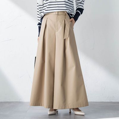 ＜LAUTREAMONT (Women)＞スーパーワイドチノパンツ≪花粉防止／撥水≫