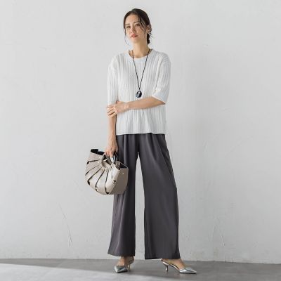 未使用タグ付　ロートレアモン　axc セットアップ　パンツ　シルクカシミヤ混　3 WEB限定】クールアップパンツ≪セット着用可≫ | LAUTREAMONT
