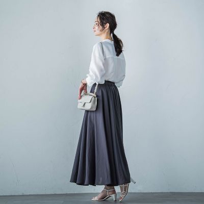 シアーバンブーサーキュラースカート