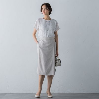 アイアスストレッチスカート≪手洗い可能≫