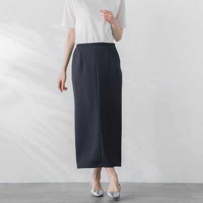 ＜LAUTREAMONT (Women)＞【ＷＥＢ限定】【３サイズ】ソフトストレッチダンボールナロースカート≪洗える／ＵＶカット／吸水≫