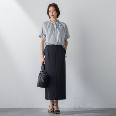 【ＷＥＢ限定】【３サイズ】ソフトストレッチダンボールナロースカート≪洗える／ＵＶカット／吸水≫